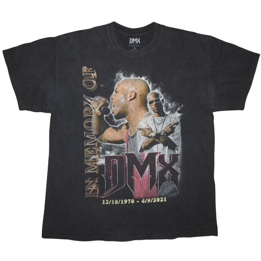 In Memory of DMX 1970-2021 Merch Traffic T-Shirt Large Rap Tee